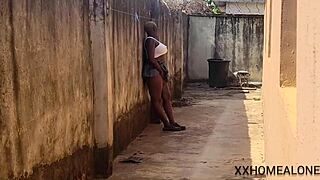 big ass nimi caught in public act