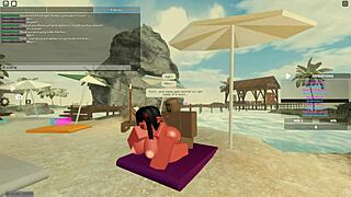 Roblox Porn: Big Tits Shaking While Bent Over for Monster Cock.