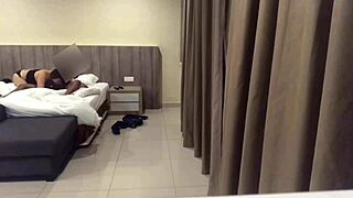 Yo, set up hidden cam to catch this cheating Tinder slut riding