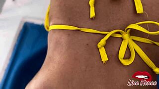 pov story of filling a young 18+ girl's pussy with milk by the pool after hard banging