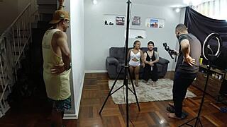 Old Man Goes Crazy to FUCK Latina's Big Ass!