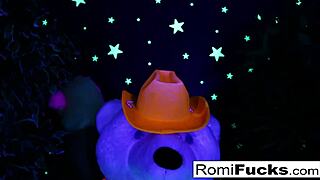 Romi Rain and Dani Engage in Lesbian Oral and Pussy Play