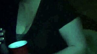 Petite teen gets hard pussy fucking from university coed
