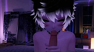 femboy gives an intense handjob and sucks cock with pure skill in casual meet