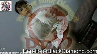 Yo, check Penelope Black Diamond getting sperm all over her sexy toes!