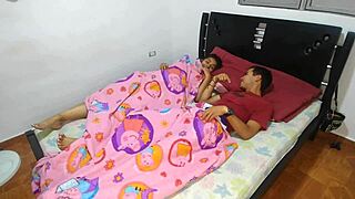 Wild urges took over as this milf madrastra got pounded in the bedroom.