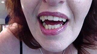 Custom BBC worship video with a white woman riding to climax