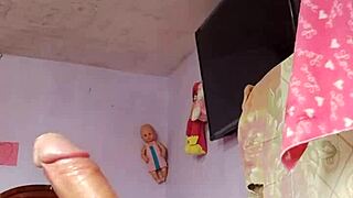 Rich Cumshot Alone In My Step Mother-In-Laws Room