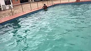 after pool fun, i fucked a curvy bbw for oiled cumshot.