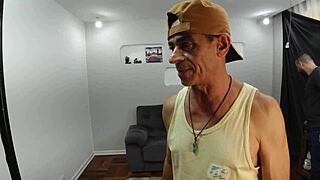 Old Man Goes Crazy to FUCK Latina's Big Ass!