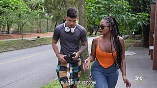 I give friend's mom a hot cum mouthful quickie!