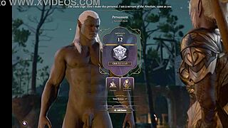 This BG3 naked playthrough features Minthara in a steamy sex scene without mods.