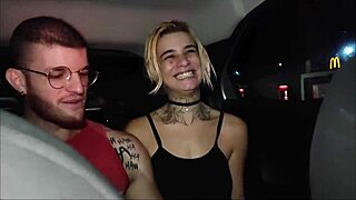 Watch this couple's bareback Uber fuck get filmed and shared online!