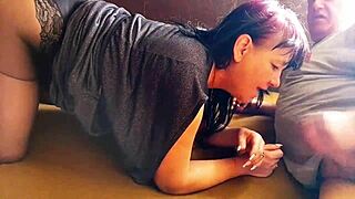 klaudiaambergirl's blowjob compilation with big natural tits 😍