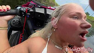 fucking hot blonde teen 18+ harley king on jet ski