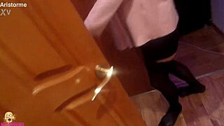 Student cheats and gets PUNISHED by husband pissing in her mouth.