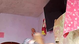 Rich Cumshot Alone In My Step Mother-In-Laws Room