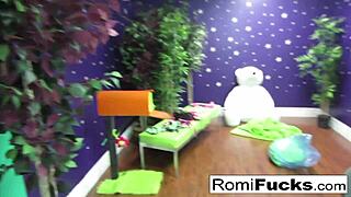 Romi Rain and Dani Engage in Lesbian Oral and Pussy Play