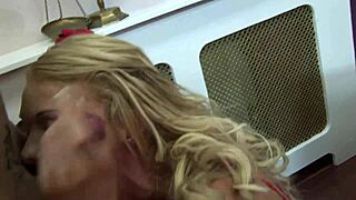 i watched renee richards get a massive tittie cumshot while stacey saran looked on