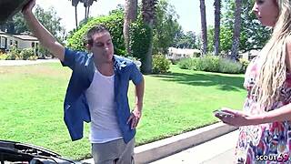 Tall Latina MILF with saggy tits cheats with neighbor boy!