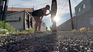 public pussy eating in car sex