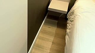 Petite stepmom caught in a steamy anal accident in hotel