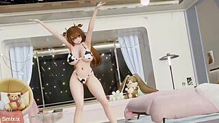 Sousou No Frieren: Hentai Undress Dance with Big Boobs?