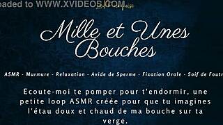 French ASMR Blowjob with Dirty Talk in Every Detail