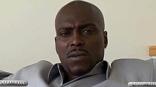 lexington steele goes wild tongue banging a cute chick in domination.