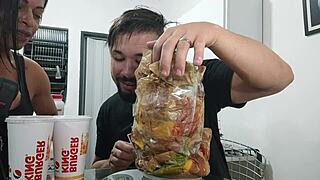 Eating The Biggest Burger King On X Videos