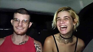 Watch this couple's bareback Uber fuck get filmed and shared online!