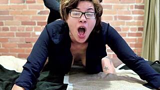 Can she talk while getting pounded hard in doggystyle?