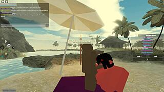 Roblox Порно: сиськи трясутся наклоненной под монстр хуй