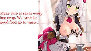 genshin impact joi solmaid jois ep1 noelles new servant paizuri foot worship footjob gentle femdom