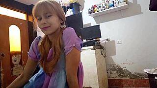 innocent girl tricked into sucking and riding cock