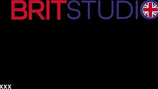 British redhead pounds her tight cunt with thick dildo