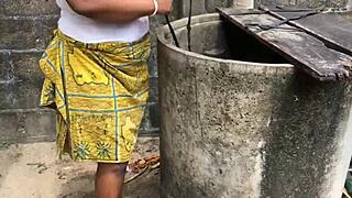 dirty bitch gets fucked outdoors 😏