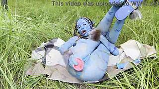 Ever Seen Avatar Monika Fox’s Huge Prolapse with Hard Dildo Anal in Nature?