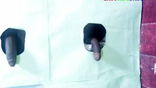 Eastsidebabe and Patricia9ja took turns for glory hole blowjob action.