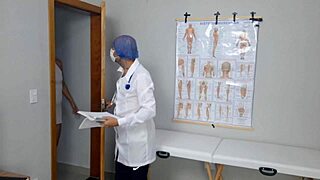 Housewife Flashes Ass at Shady Gynecologist Visit