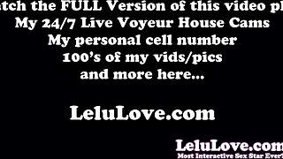 Lelu Love guides you through jerk off instructions to cum