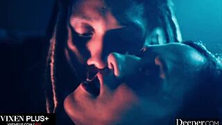 Deeper gorgeous sarah submits to her dom with cowgirl riding and blowjob