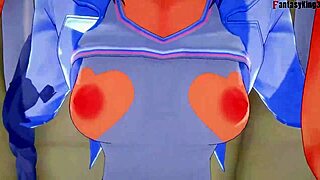 I almost got caught in a wild threesome at the gym with Eris and Roxy in 3D hentai.