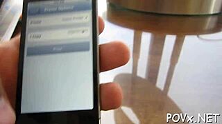 Our horny petite teen chick sucks and fucks a hard dick in POV hardcore action