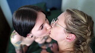 Step sister tries out her skills with a blowjob on big cock