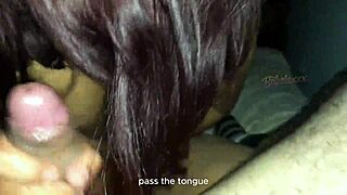 Pretty Brunette Sucks Cock and Uses Dildo