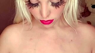 uhh, oilin’ my ass in pink lingerie, playin’ naked with my pussy, ya know? - blondie fesser