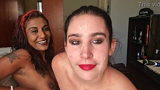 Just casually SPITTING on this white trash whore’s face over and over, wild stuff.