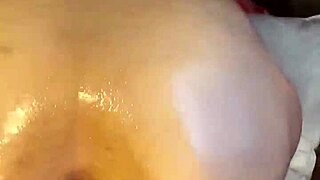 I love how my girlfriend bends over for my big cock strke.