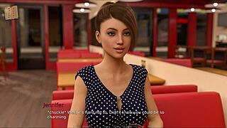 Exploring inside Jennifer 34 in this game 😊